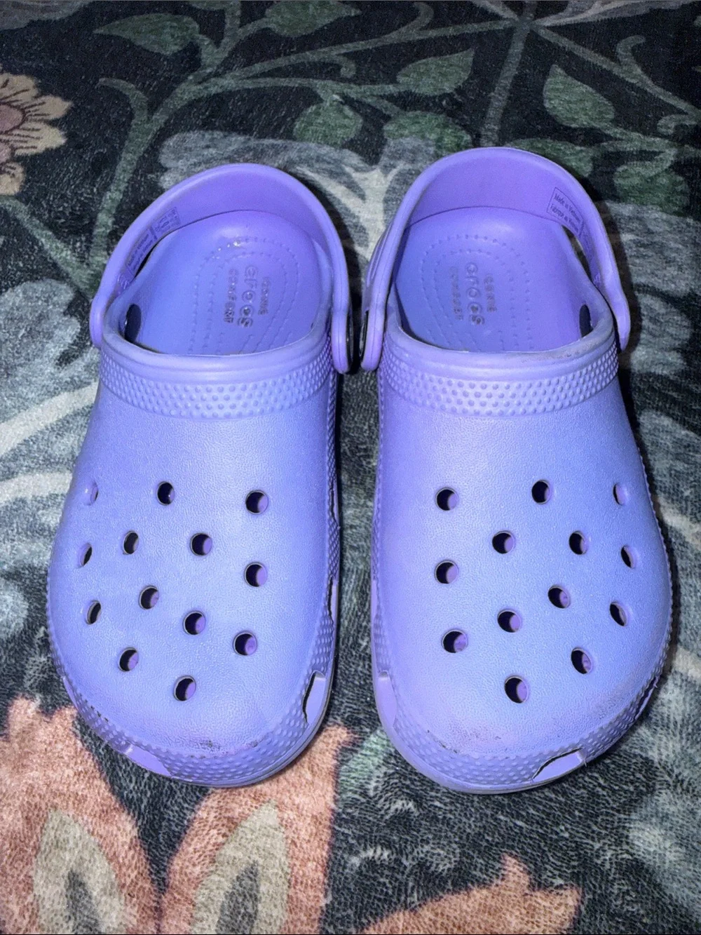 CROCS Kids Lavender Purple Classic Clogs